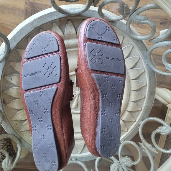 Naturalizer N5 comfort brown leather ballet style flats size 8.5 new - Picture 4 of 5